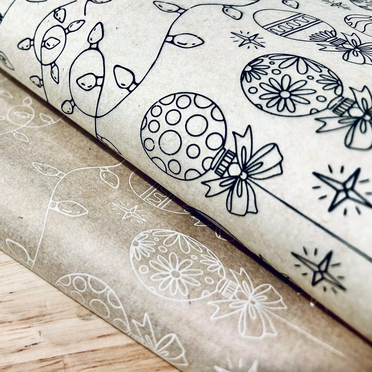 Holiday Lights - Underglaze Transfer Sheet