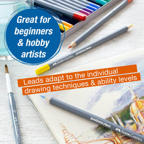 Goldfaber Aqua Watercolor Pencils, Box of 12 Basic Colors