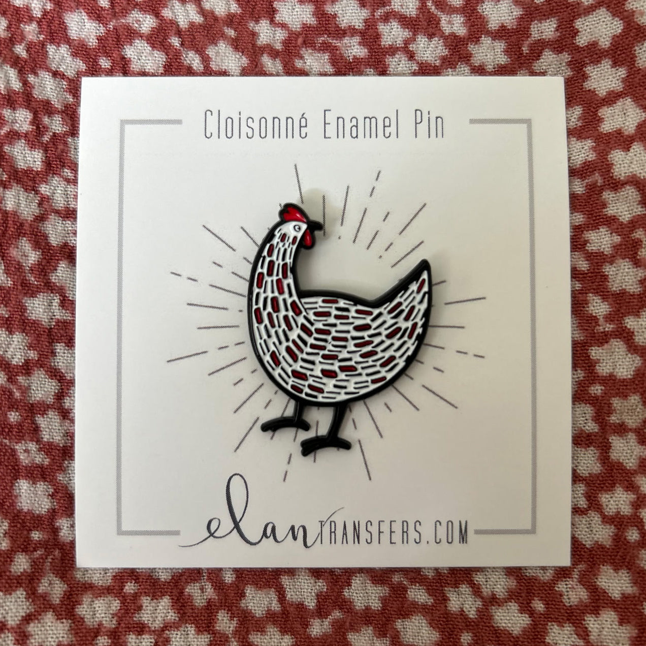 Chicken Enamel Pin