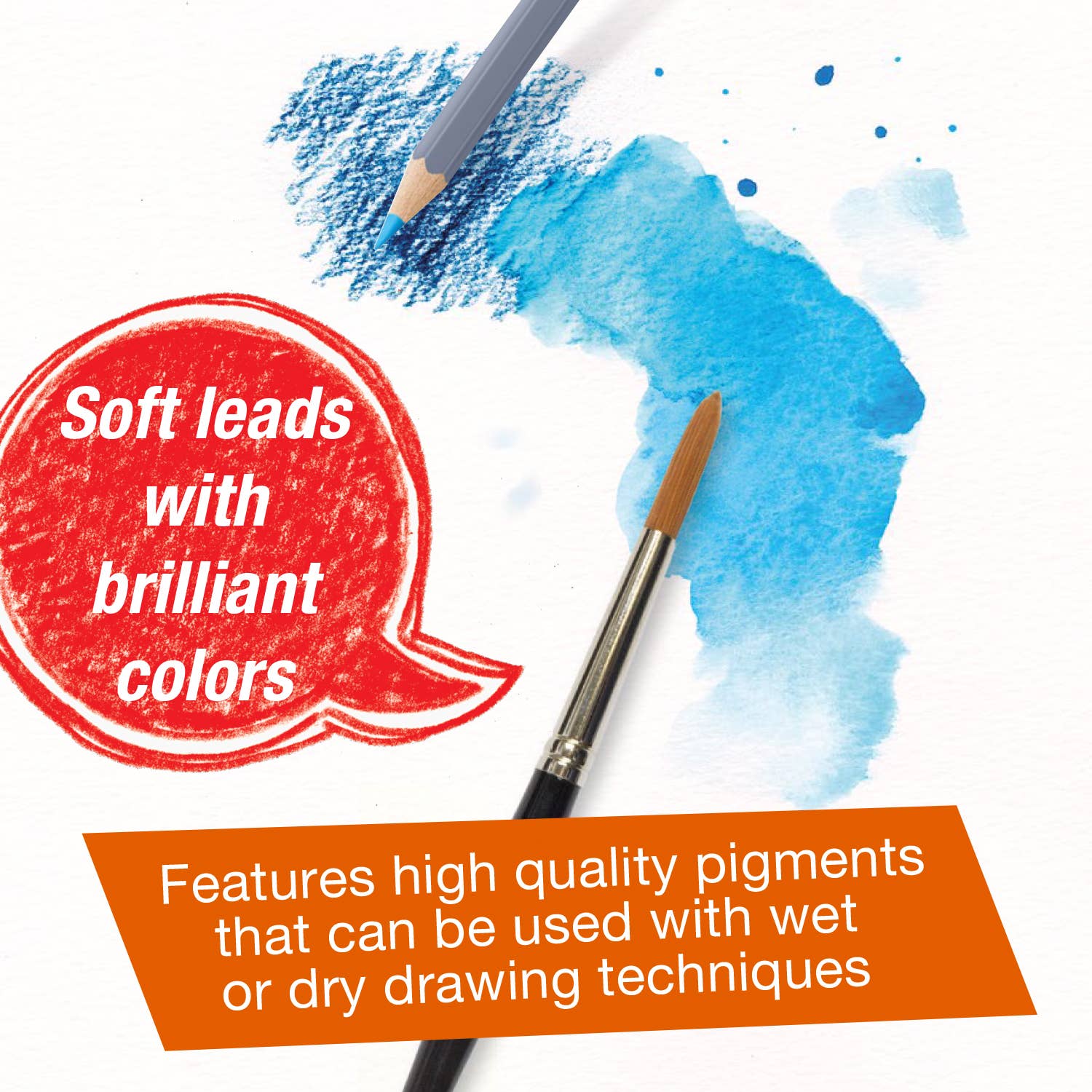 Goldfaber Aqua Watercolor Pencils, Box of 12 Skin Tones