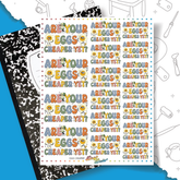 Eggs Cheaper - Overglaze Decal Sheet