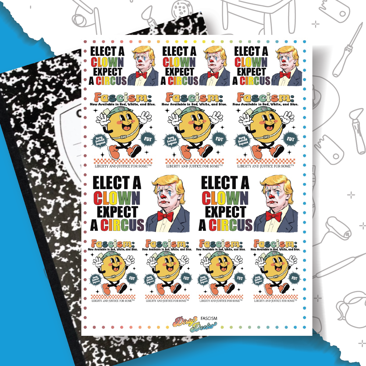 Fascism - Overglaze Decal Sheet