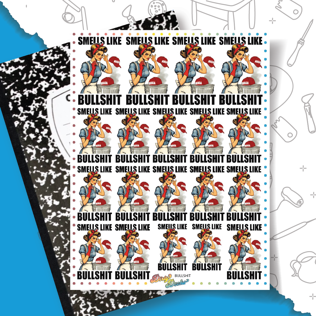 Bullshit - Overglaze Decal Sheet