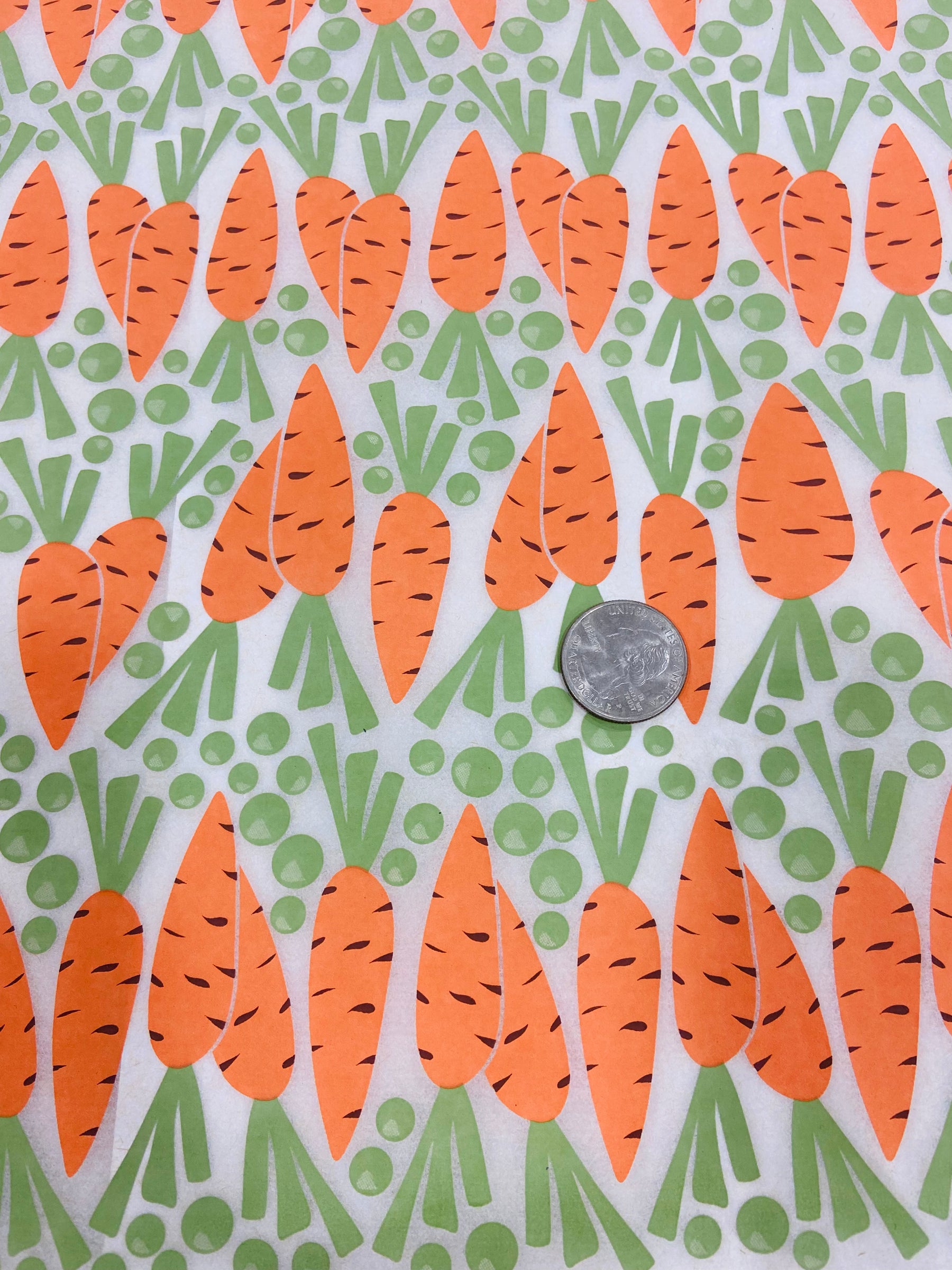 Peas and Carrots - Underglaze Transfer Sheet