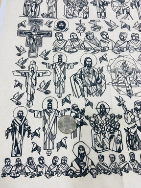 Saints - Underglaze Transfer Sheet