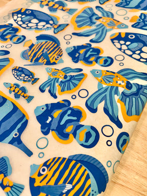 Guppies - Underglaze Transfer Sheet
