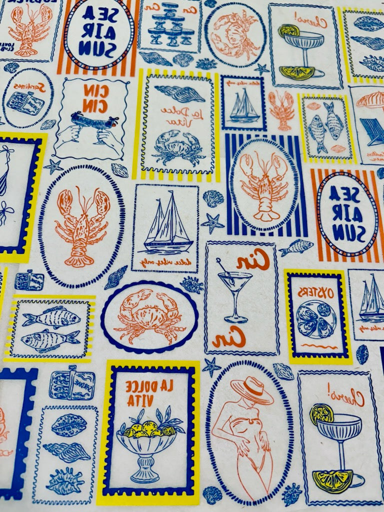 Italian Summer - Underglaze Transfer Sheet