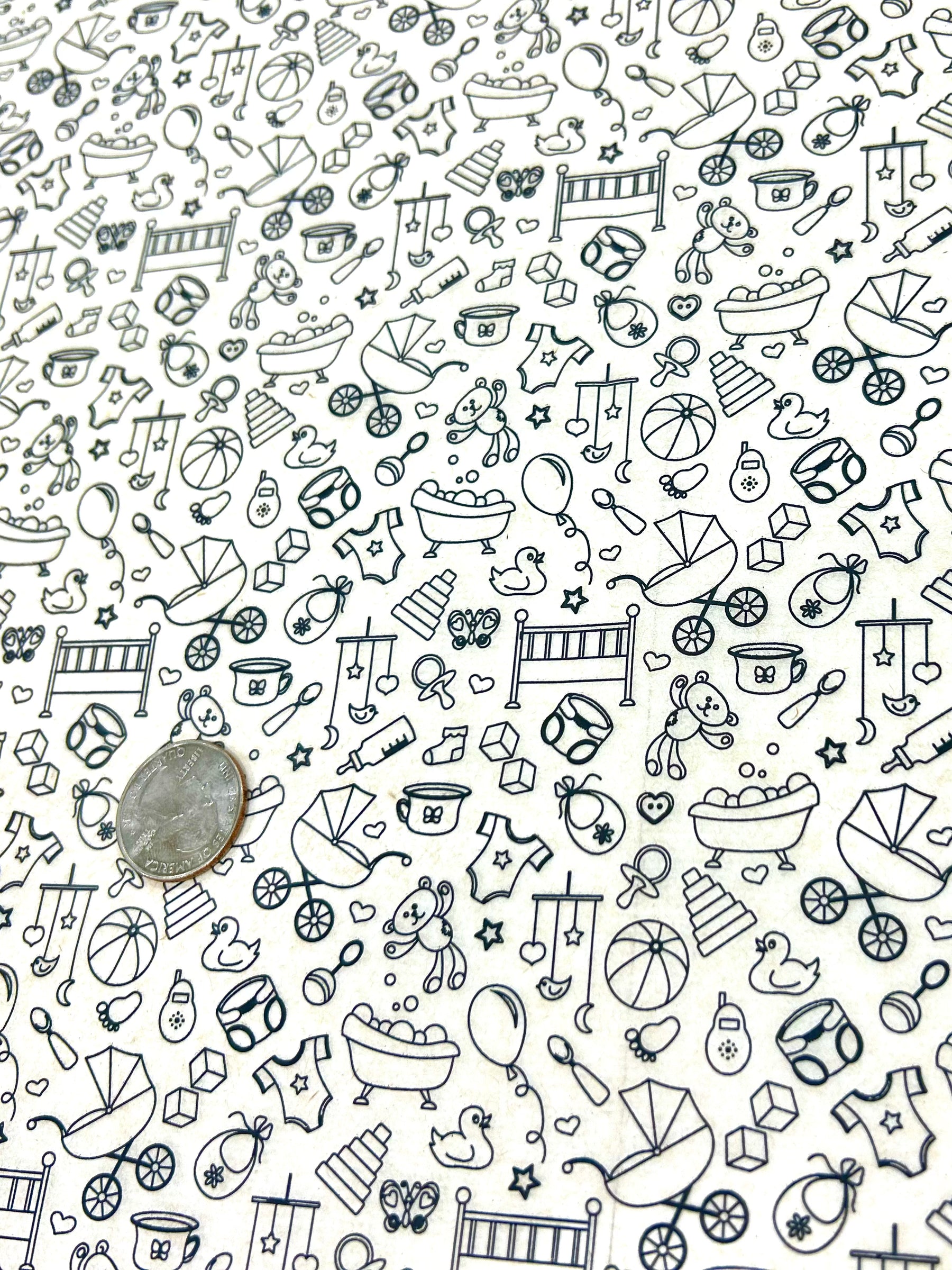 Baby on Board - Underglaze Transfer Sheet