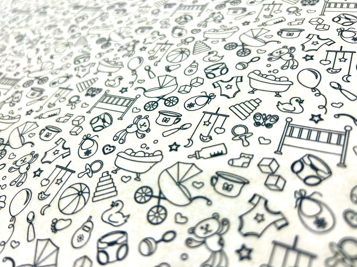 Baby on Board - Underglaze Transfer Sheet