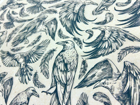 Ravens - Underglaze Transfer Sheet
