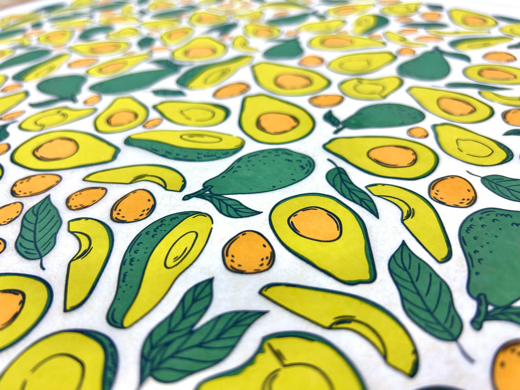 Avocados - Underglaze Transfer Sheet