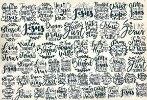 But First Jesus - Underglaze Transfer Sheet