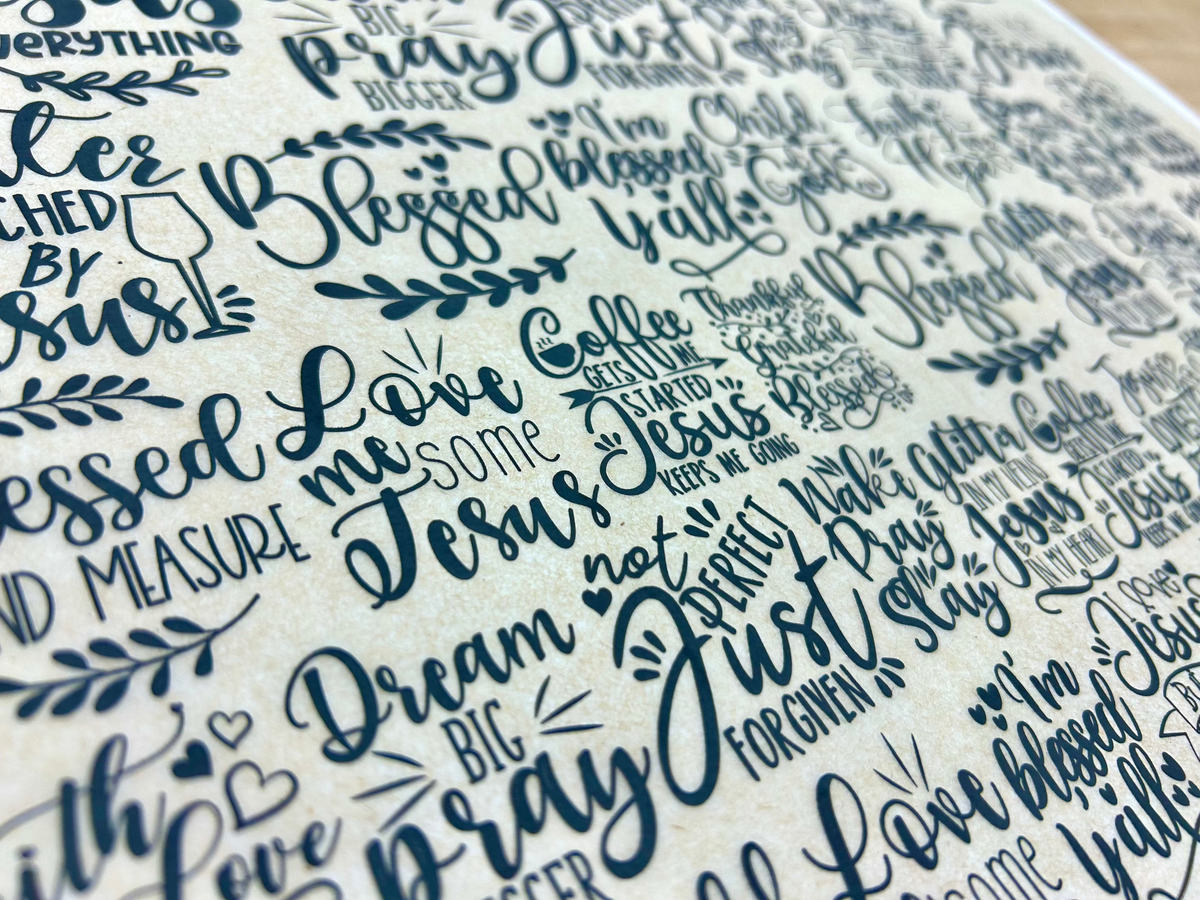 But First Jesus - Underglaze Transfer Sheet