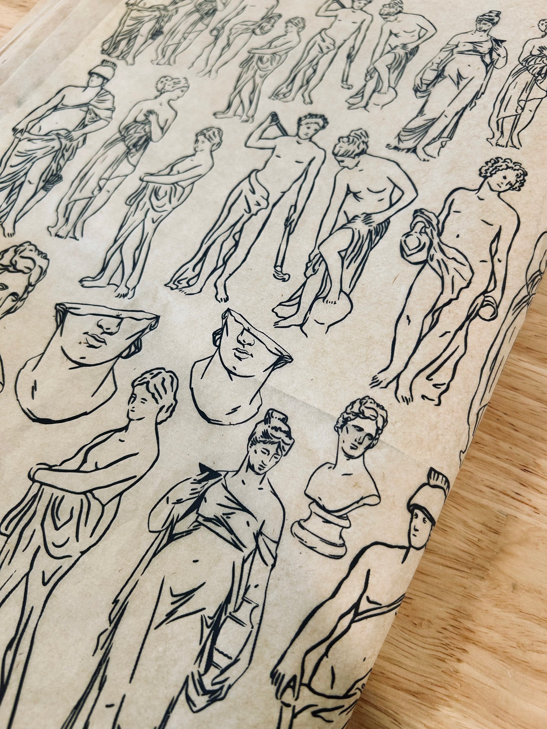 Idols - Underglaze Transfer Sheet