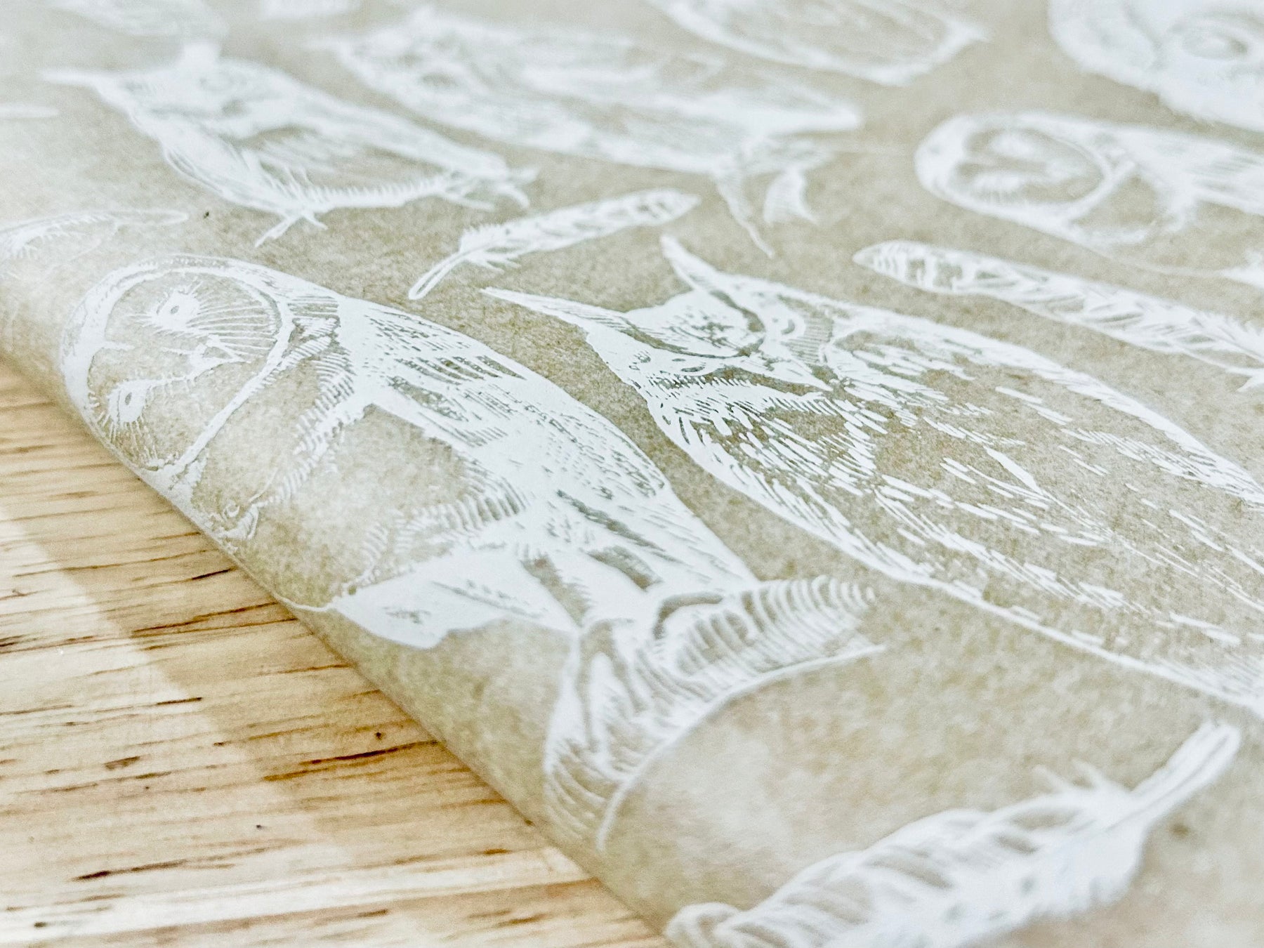 Owls - Underglaze Transfer Sheet