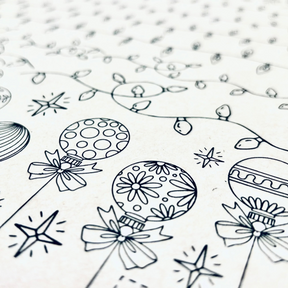 Holiday Lights - Underglaze Transfer Sheet