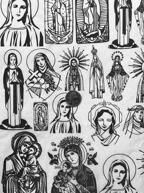 Virgin Mary - Underglaze Transfer Sheet