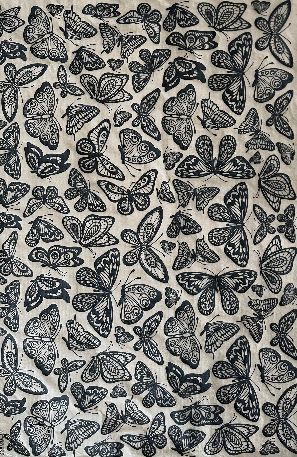 Butterflies in Flight - Underglaze Transfer Sheet