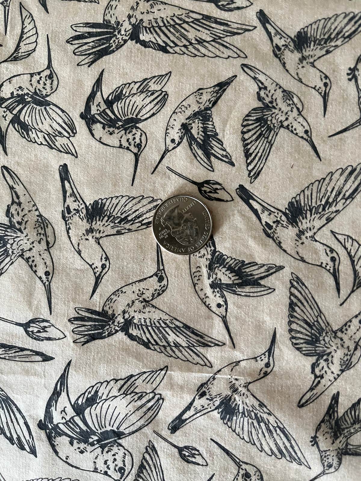 Hummingbirds - Underglaze Transfer Sheet