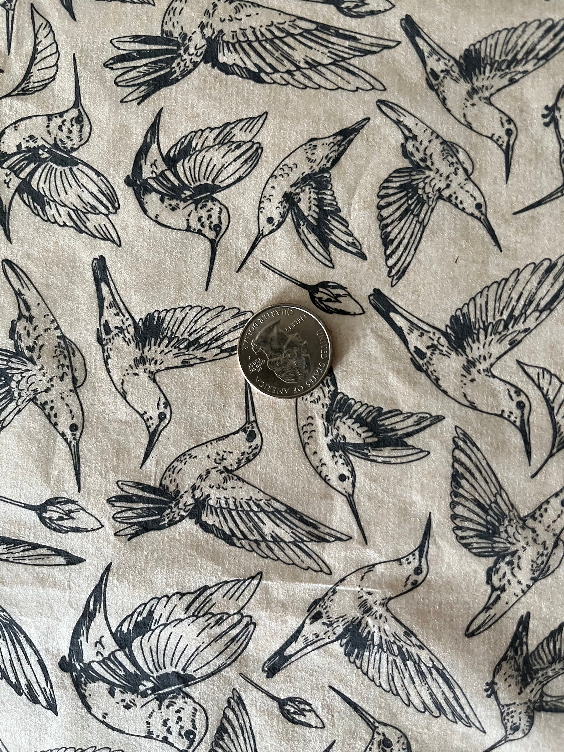 Hummingbirds - Underglaze Transfer Sheet