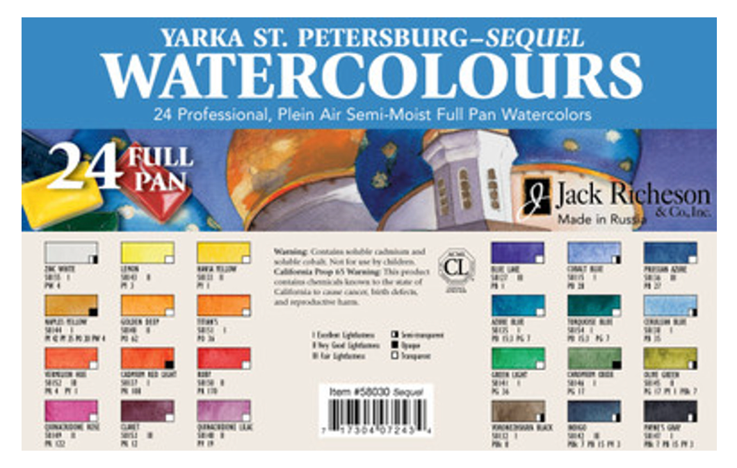 Watercolor Paint Set - St. Petersburg