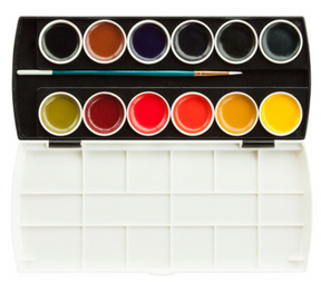 Semi Moist Collegiate Watercolor Set