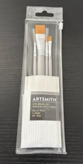 5 Sable Brush Set - Artsmith