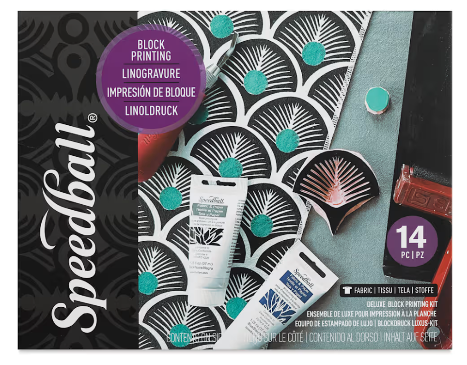Block Printing Fabric Deluxe Kit