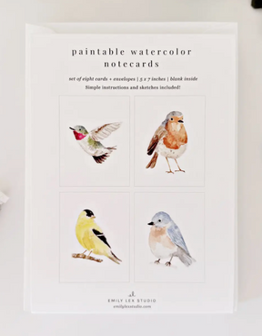 Paintable Cards - Emily Lex