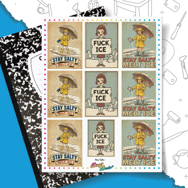 Stay Salty - Overglaze Decal Sheet