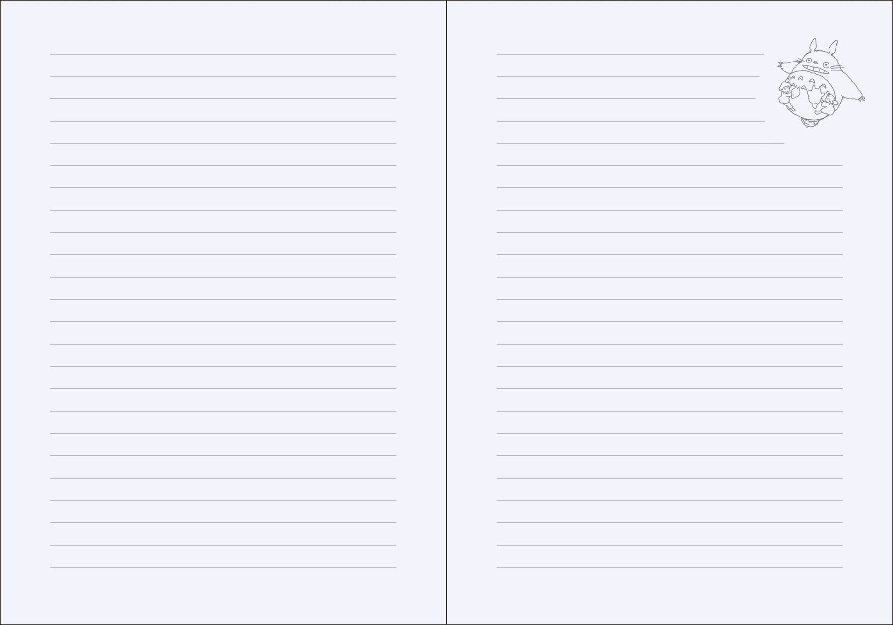 My Neighbor Totoro Flexi Journal