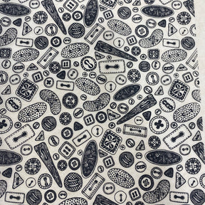 Buttons - Underglaze Transfer Sheet