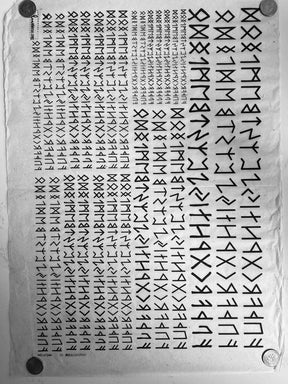 Runes - Underglaze Transfer Sheet