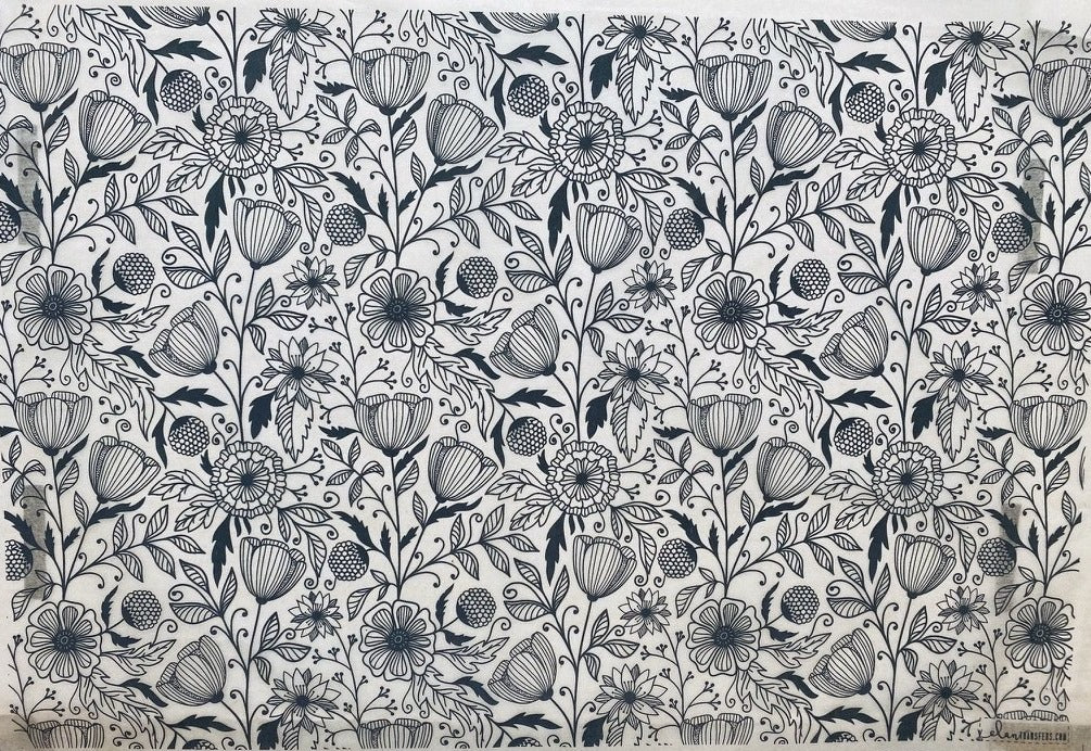 Moths - Underglaze Transfer Sheet