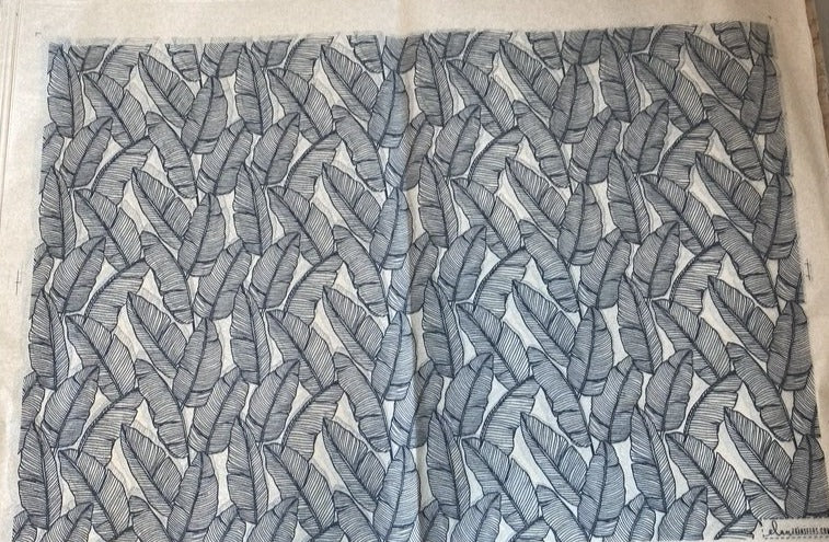 Banana Leaves - Underglaze Transfer Sheet
