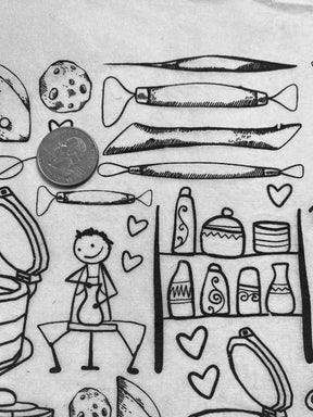 Pottery Studio - Underglaze Transfer Sheet