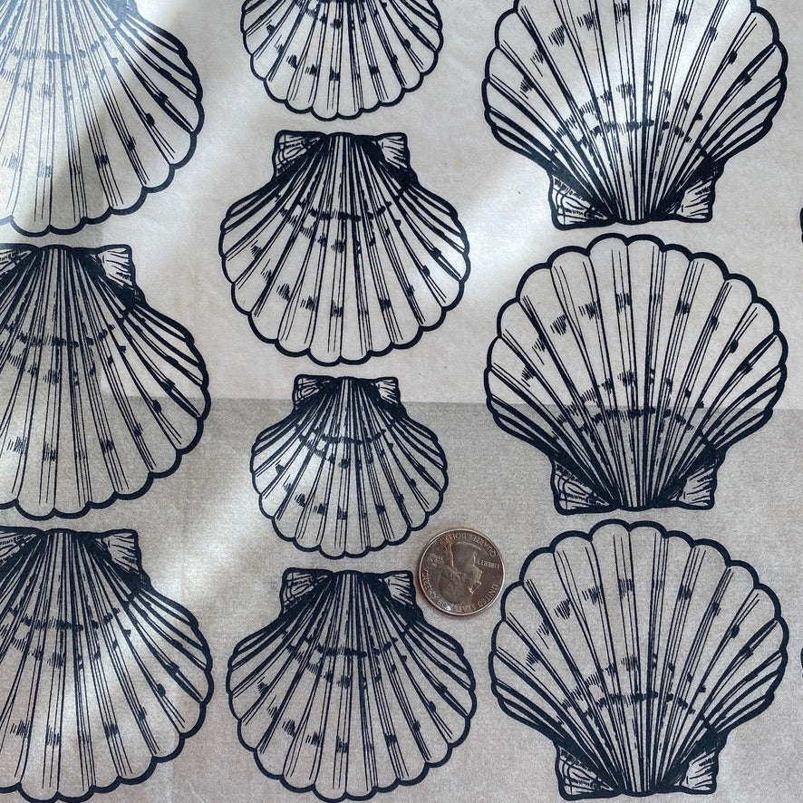 Shells Scallop - Underglaze Transfer Sheet