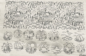 Camping - Underglaze Transfer Sheet