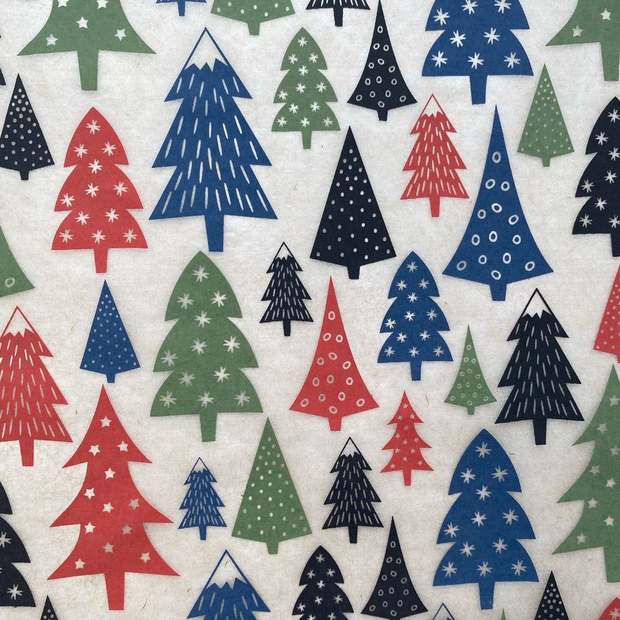 Holiday Trees - Underglaze Transfer Sheet
