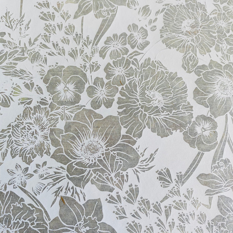 Daffodils & Poppies - Underglaze Transfer Sheet