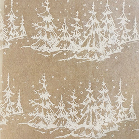 Snowy Trees - Underglaze Transfer Sheet