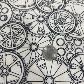 Gears - Underglaze Transfer Sheet