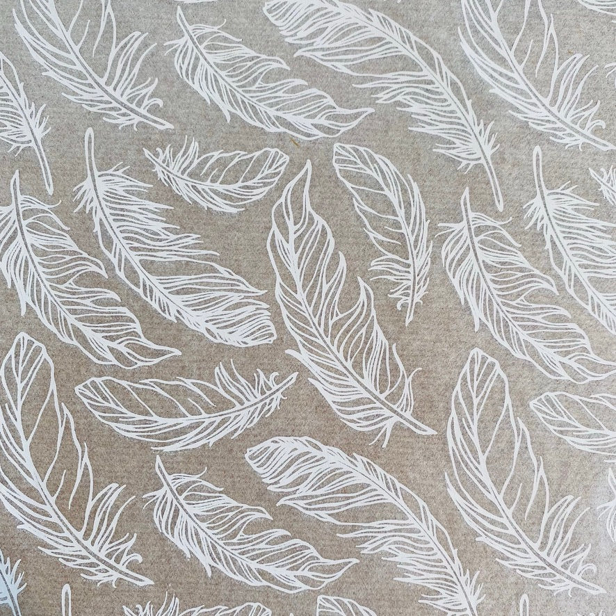 Feathers - Underglaze Transfer Sheet