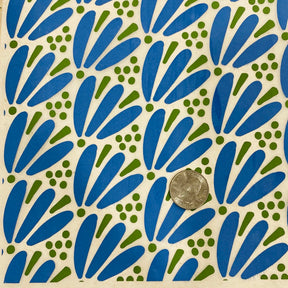 Petals - Underglaze Transfer Sheet - Blue / Green