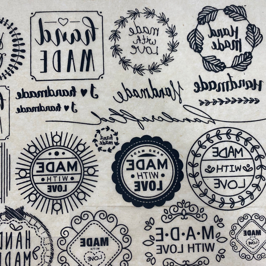 Handmade - Underglaze Transfer Sheet
