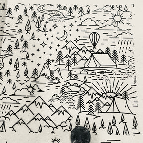 Camping - Underglaze Transfer Sheet