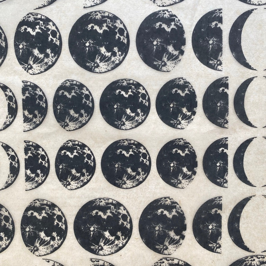 Moon Phases - Underglaze Transfer Sheet