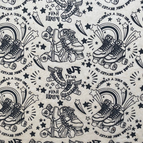 Roller Skates - Underglaze Transfer Sheet