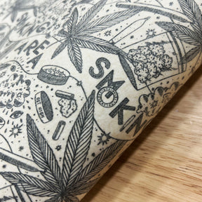 Smoking Section - Underglaze Transfer Sheet