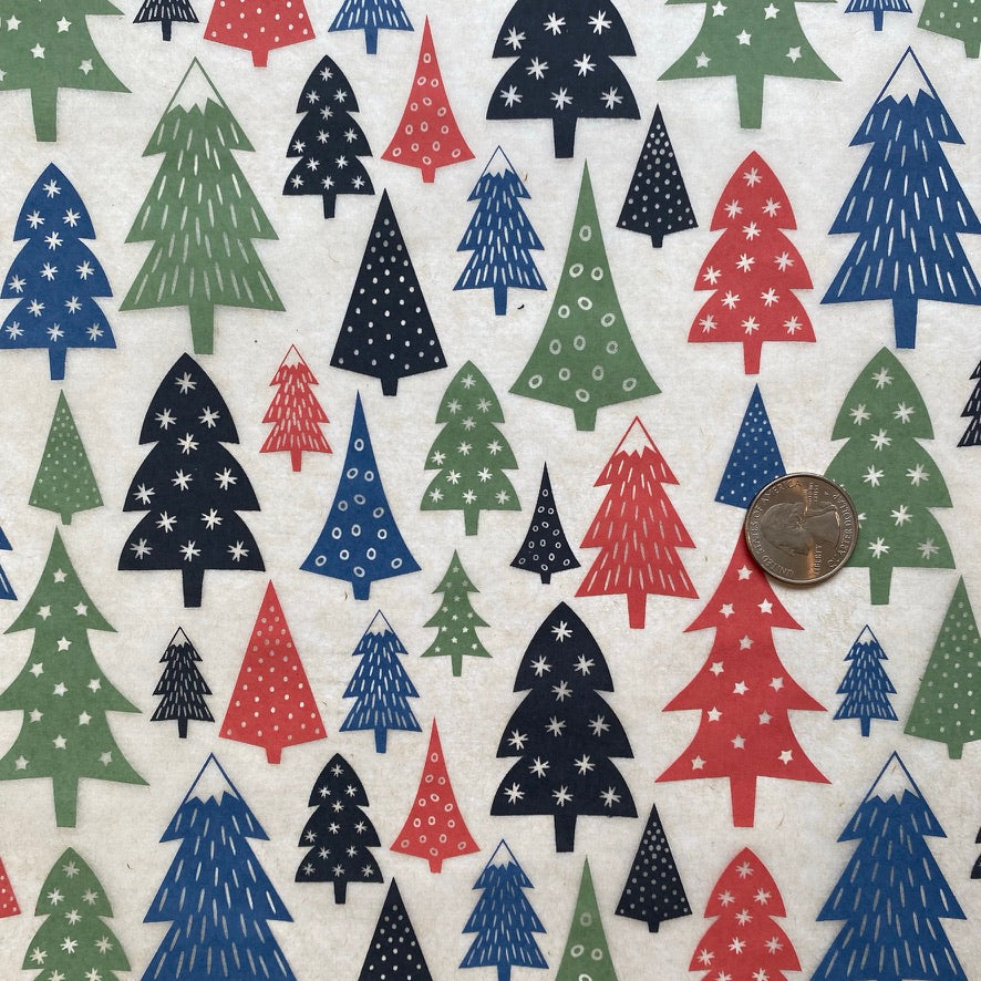 Holiday Trees - Underglaze Transfer Sheet
